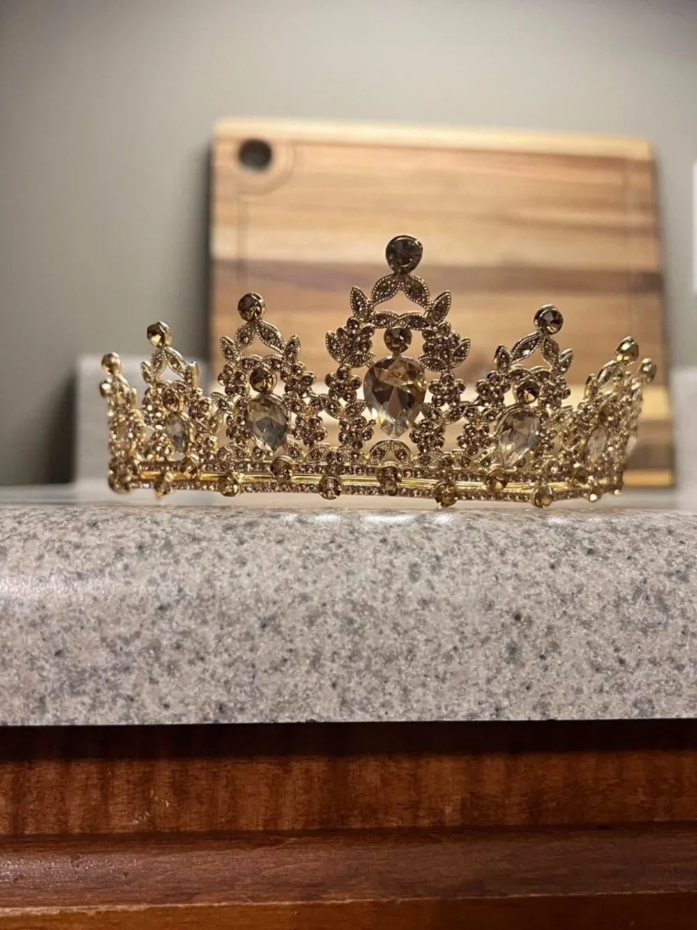 Gold Tiara Hair Accessory